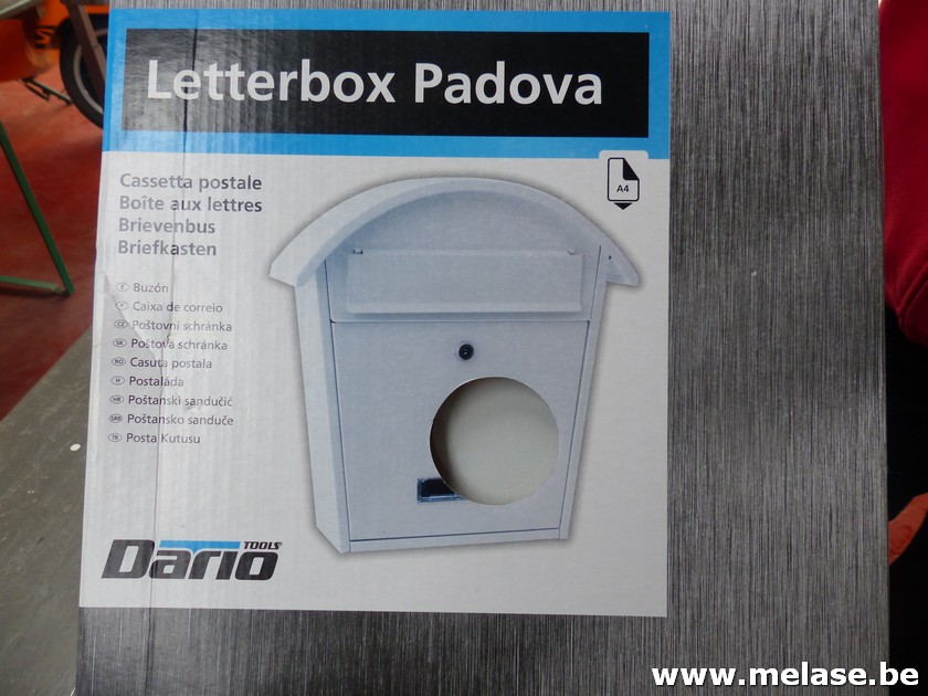 Brievenbus "Dario Tools - wit"