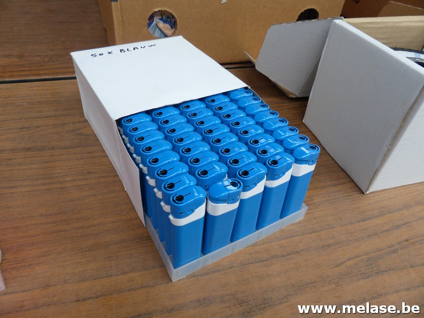 Aanstekers "blauw"