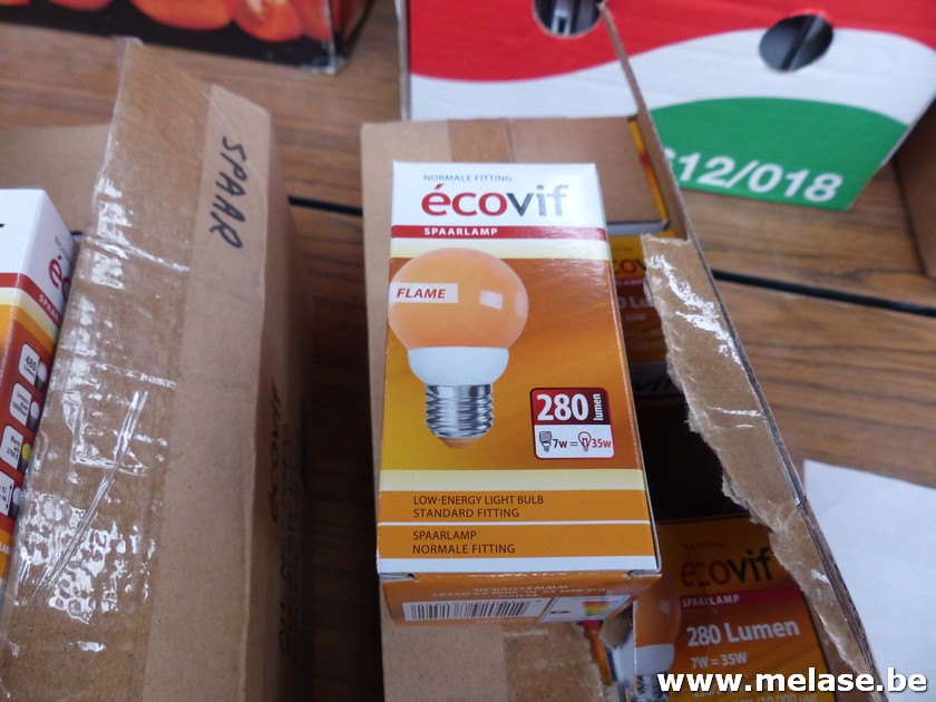 Spaarlampen "Ecovif"