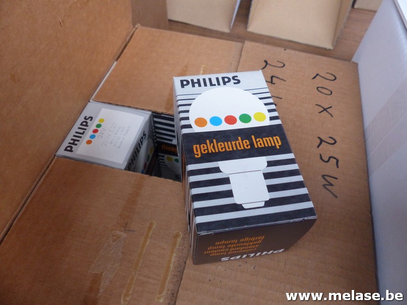 Gekleurde lampen "Philips"