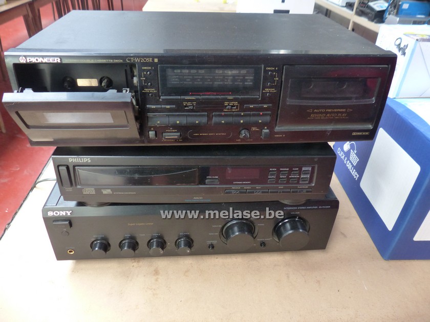 Muziekinstallatie "Sony - Pioneer - Philips"