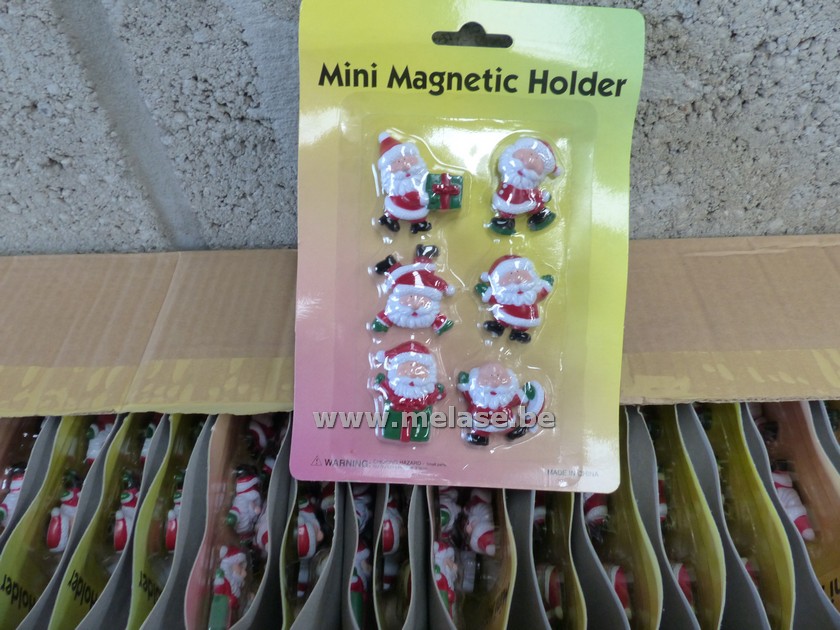 Kerstmagneten "kerstmannetjes"
