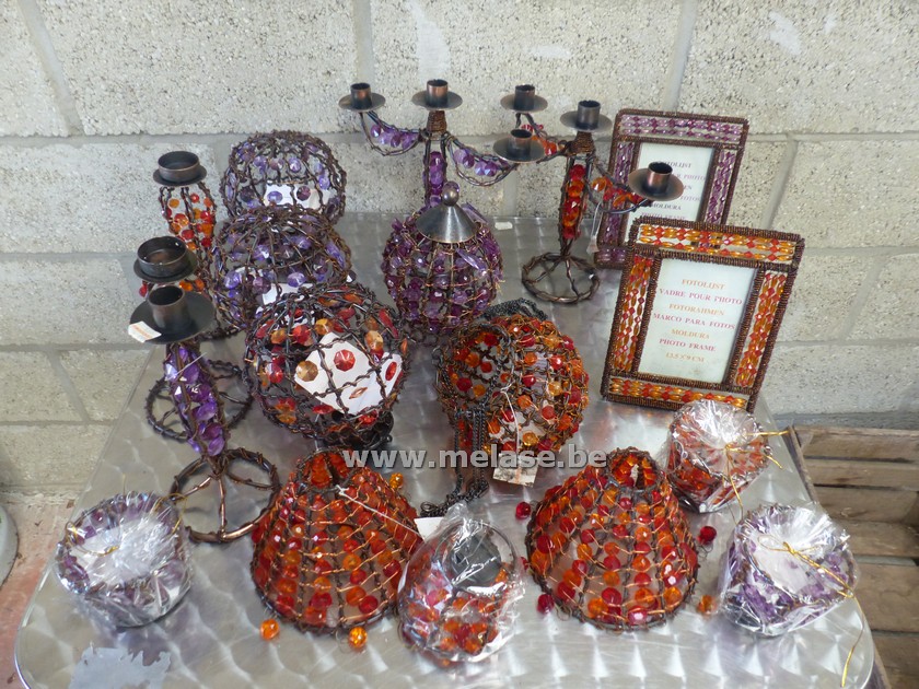 Decoratie "gekleurde stenen"