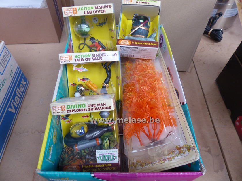 Diverse aquariumdecoratie
