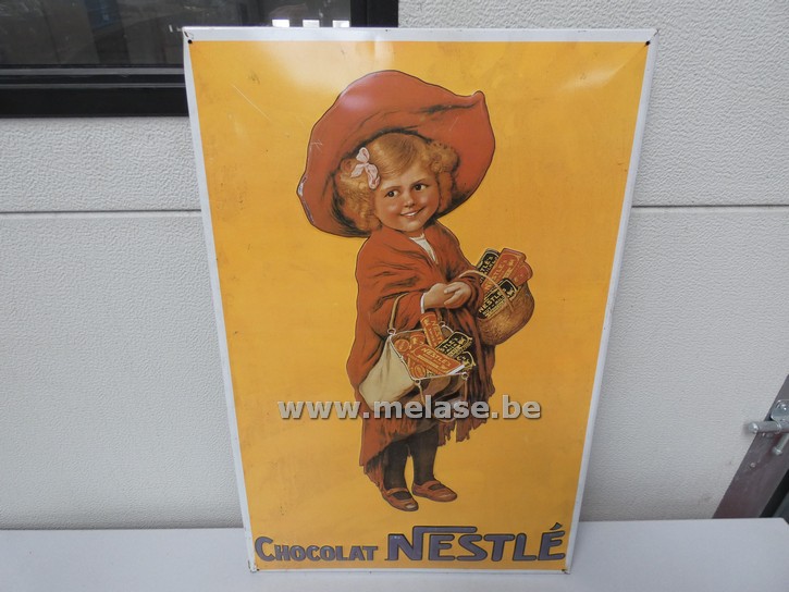 Reclamebord "email - chocolat Nestlé"