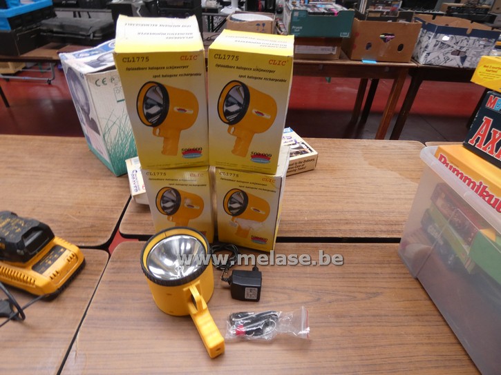 Oplaadbare halogeen schijnwerper "Clic"