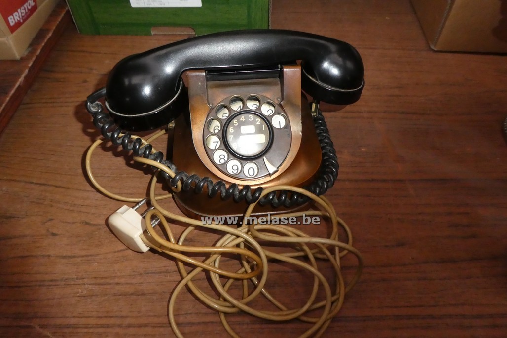 Antieke telefoon "koper"