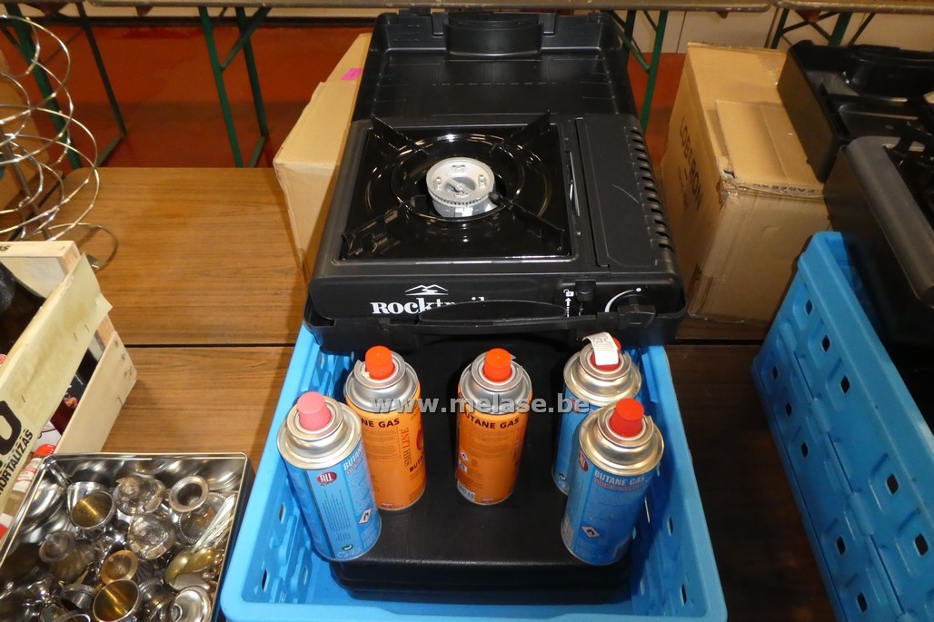 Campingvuurtjes met gasflesjes