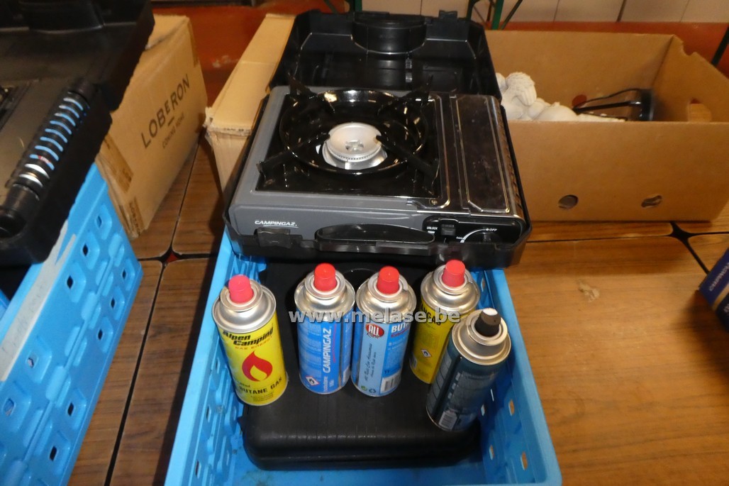 Campingvuurtjes met gasflesjes