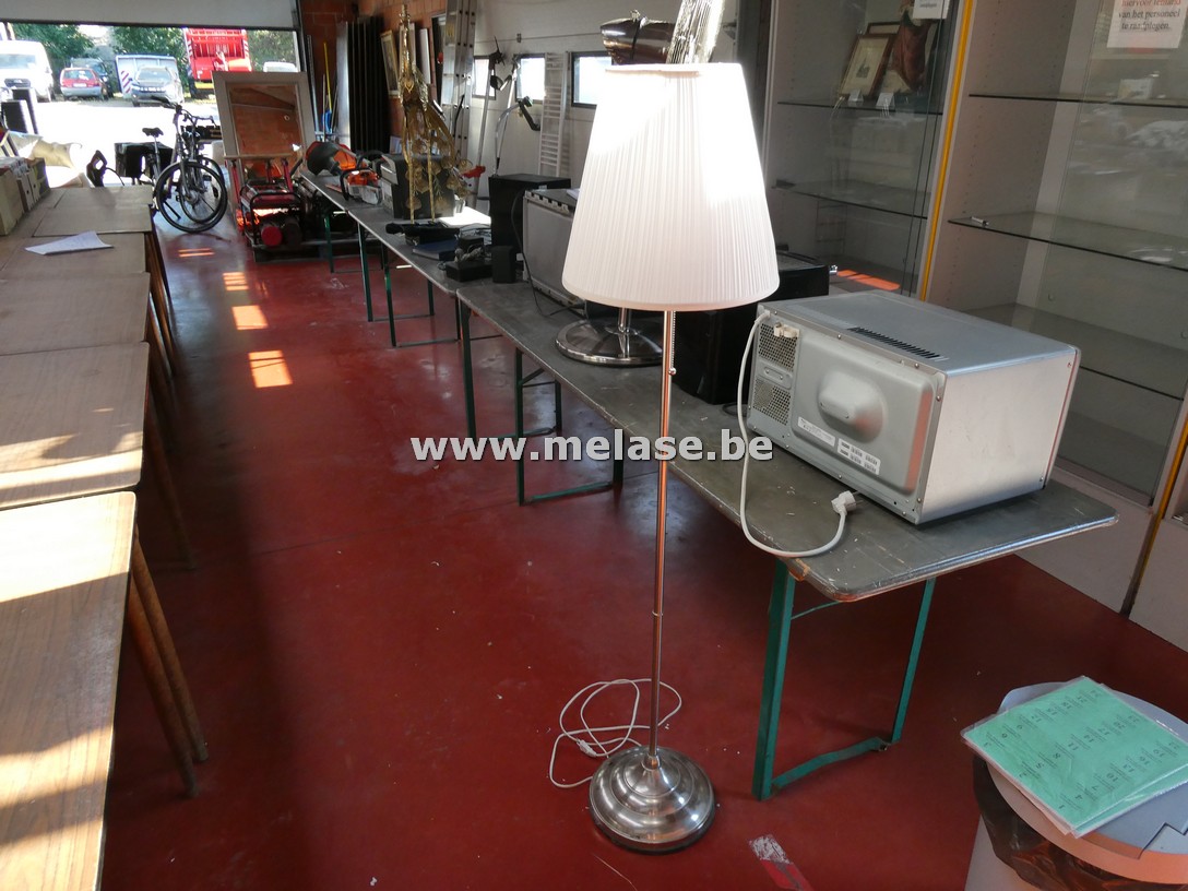 Staanlamp "witte kap"
