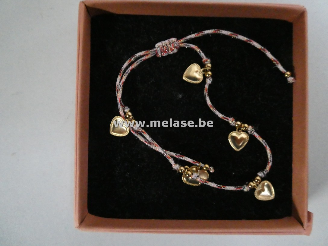 Armband "hartjes"