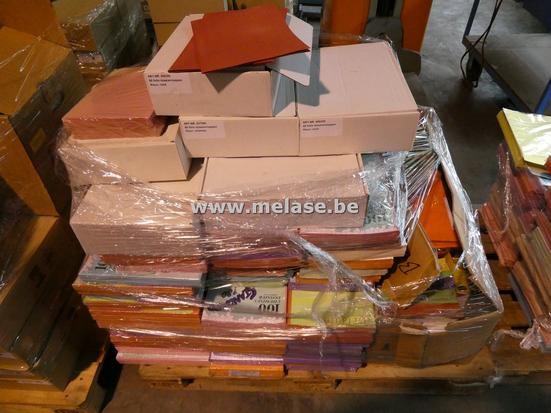 Pallet bureelmateriaal