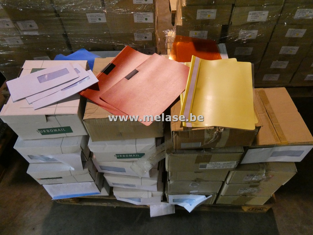 Pallet enveloppen met venster
