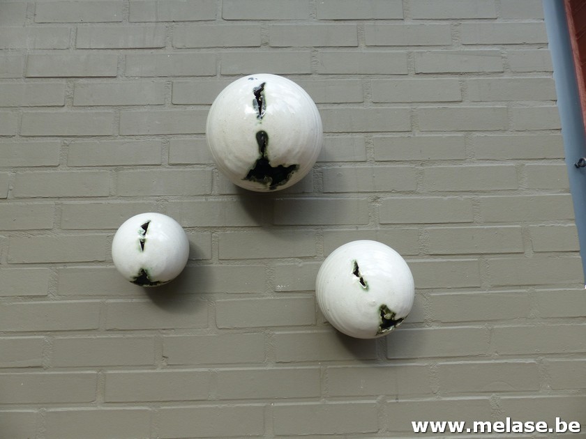 Wandecoratie "bollen"