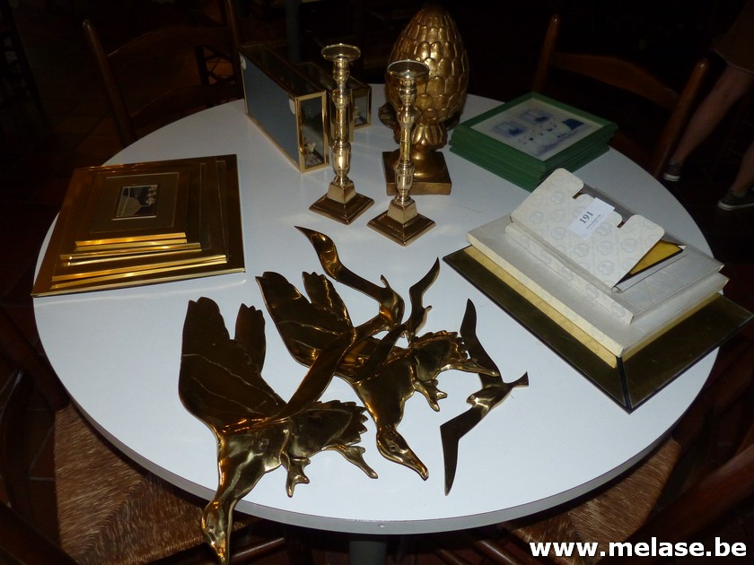 Lot decoratievaria "koper"