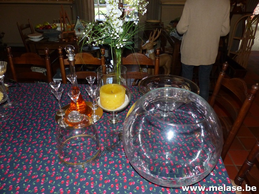 Lot decoratievaria "glaswerk"