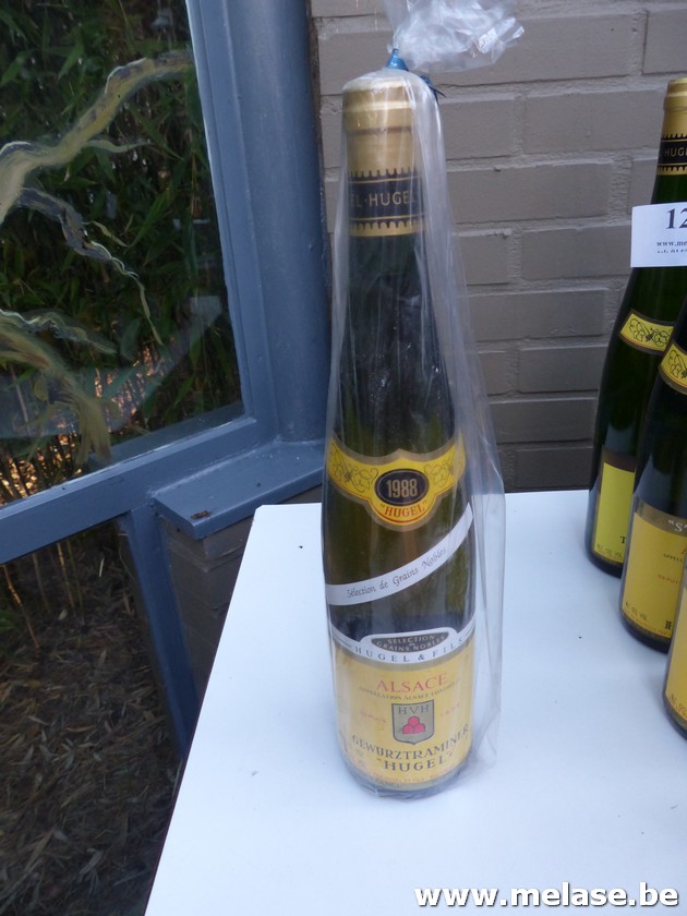 Witte wijn "Gewurztraminer Hugel - Sélection de Grains Nobles - 1988"