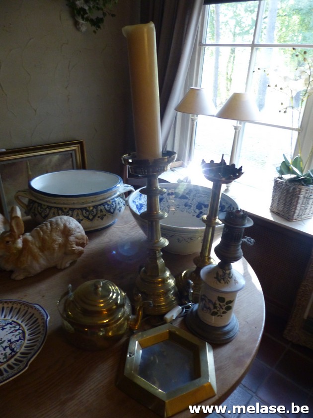 Lot decoratievaria "koper"
