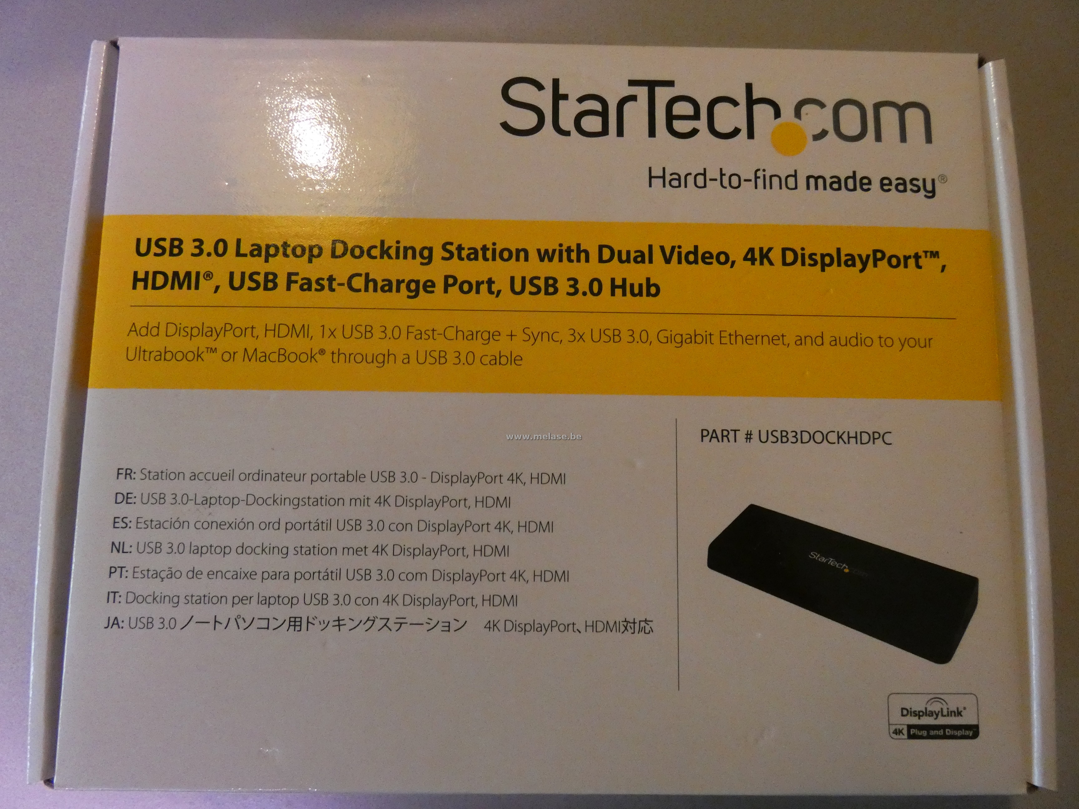 Startech USB 3.0 Docking Station Dual Monitor