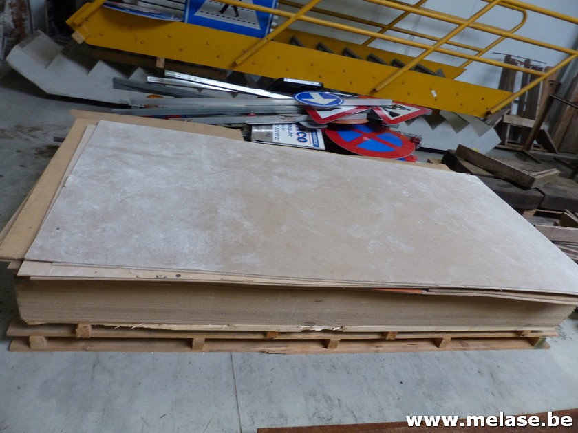 Hard board platen "hout"