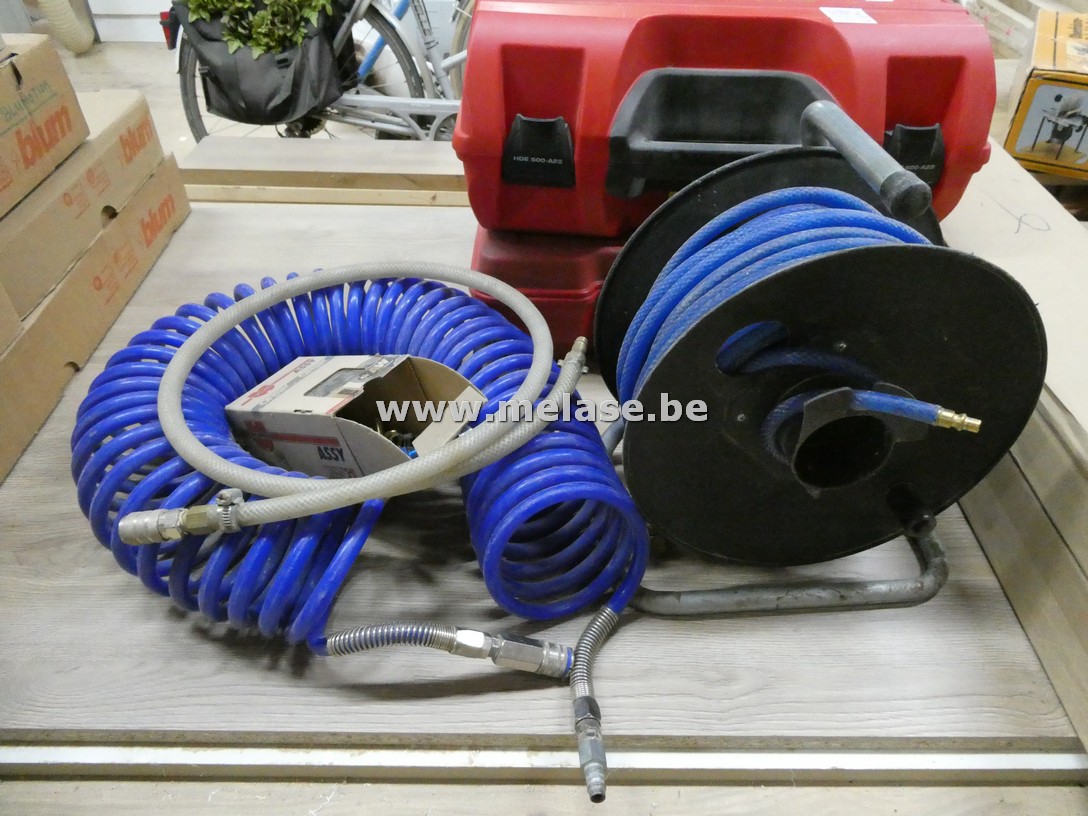 Persluchtdarm op haspel