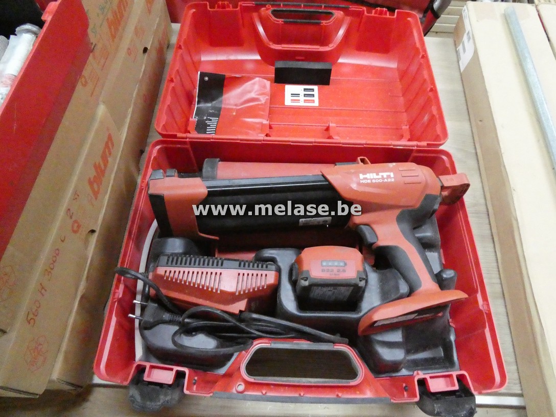 Snoerloos chemisch injectiepistool "Hilti"