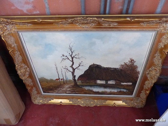 Schilderij "oude hoeve"