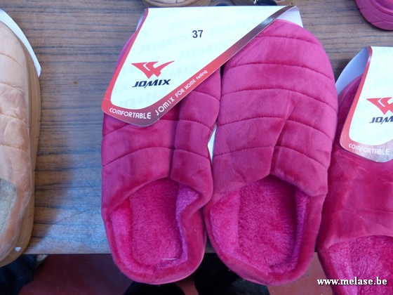 Damespantoffels "roze"