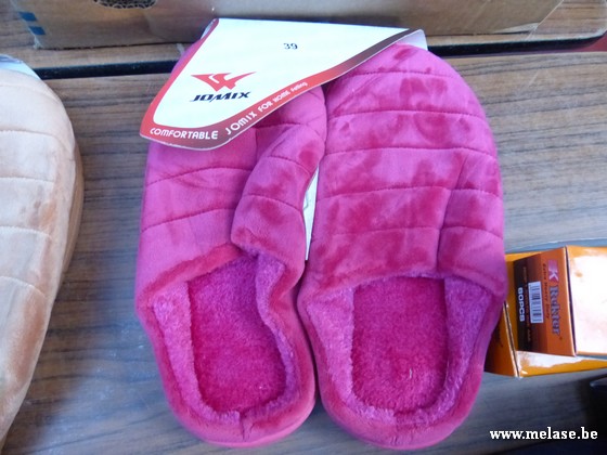 Damespantoffels "roze"