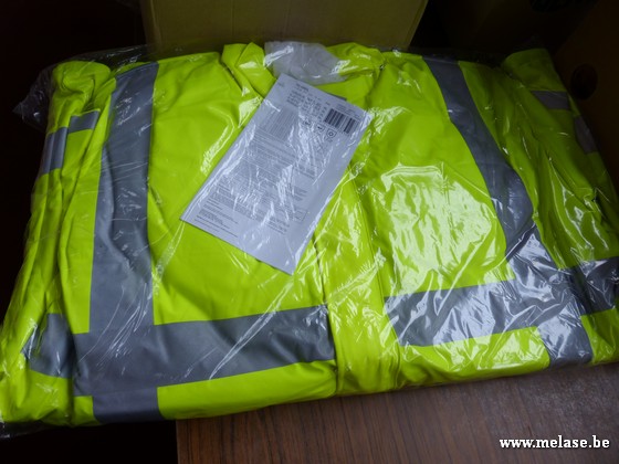 Fluo jas "geel"