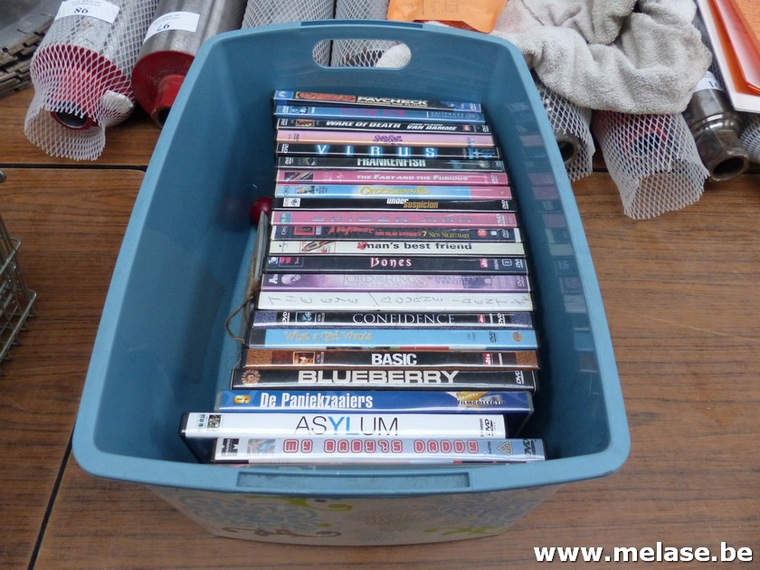 Bak met DVD's