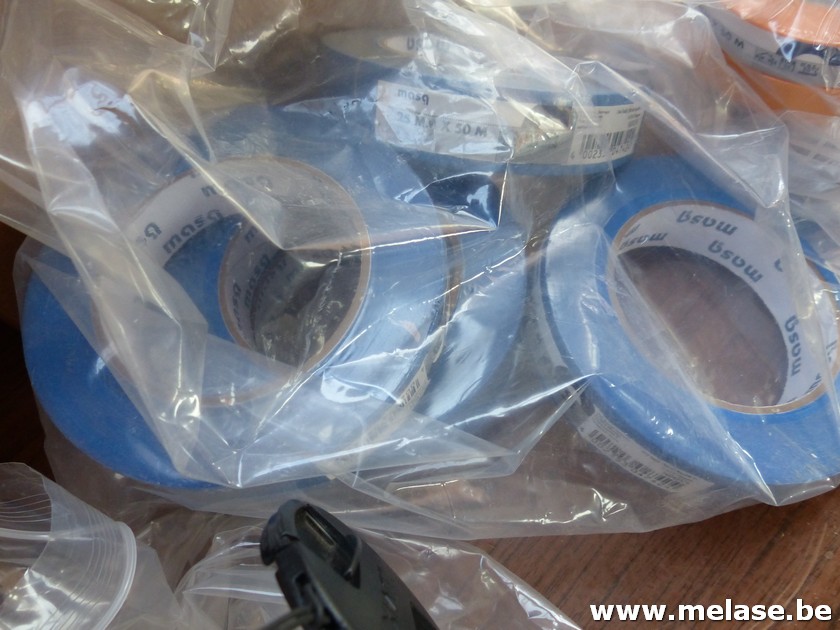 Afplaktape "blauw" 
