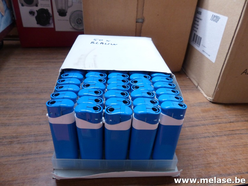 Aanstekers "blauw"