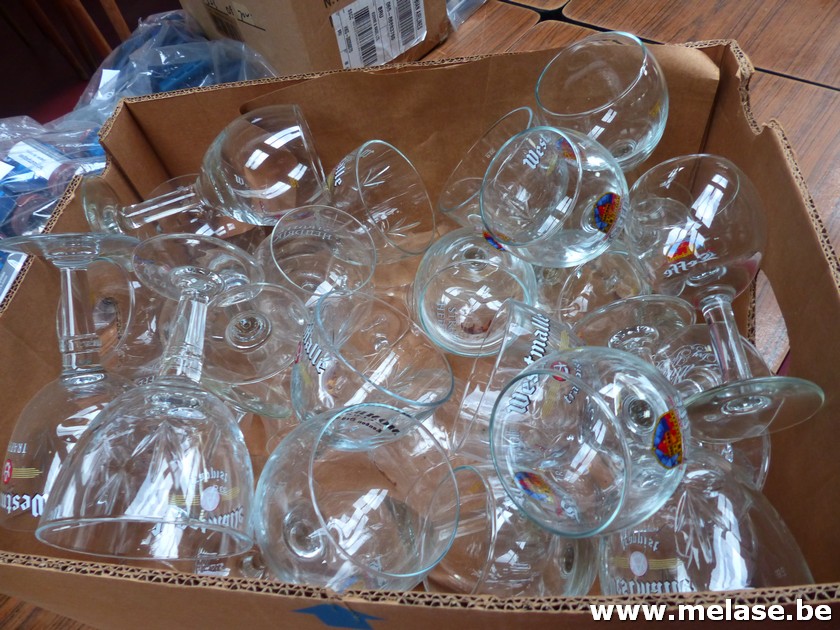 Bierglazen "Leffe - Westmalle"