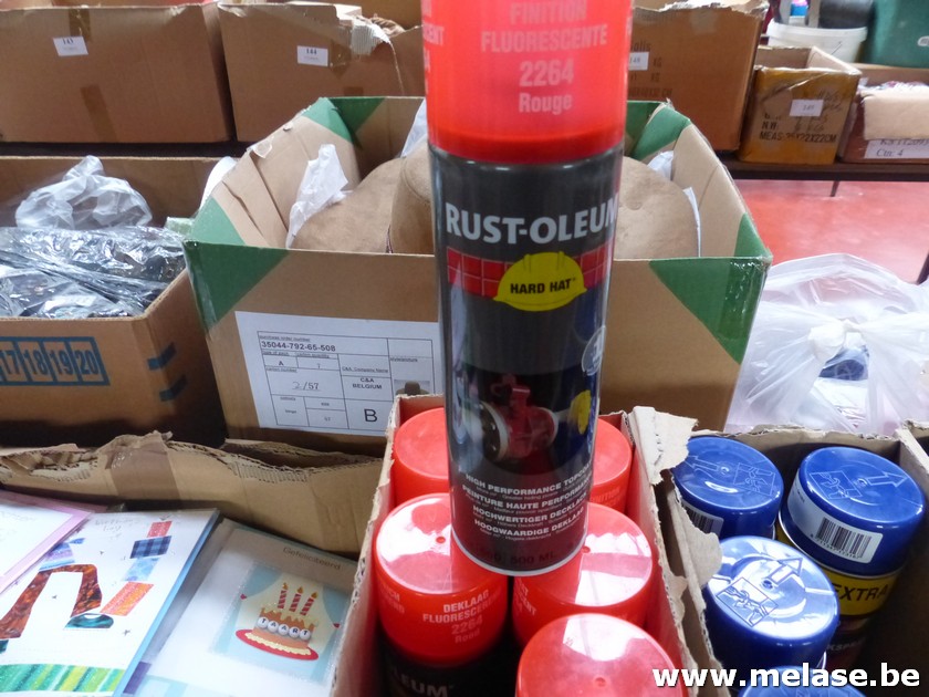 Rust-Oleum "fluo rood"