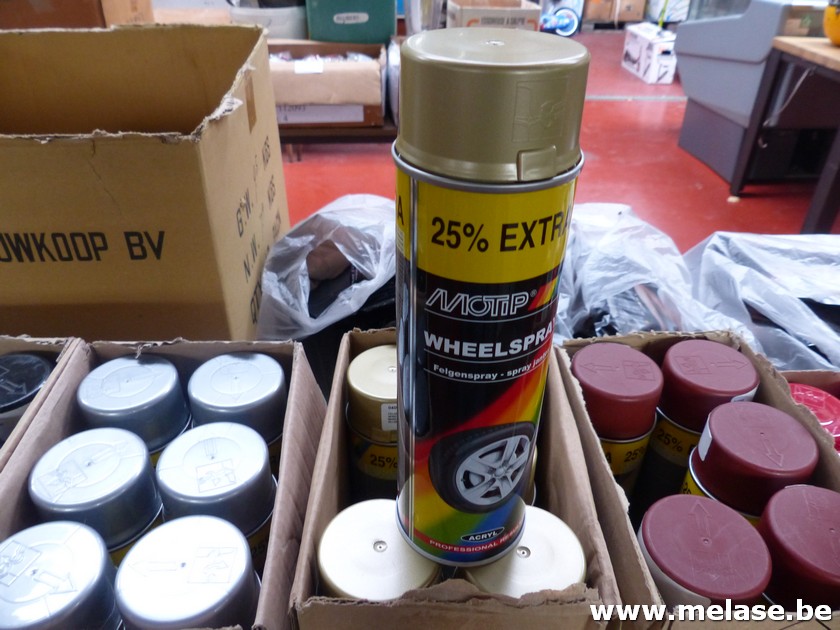 Wheelspray "goud"