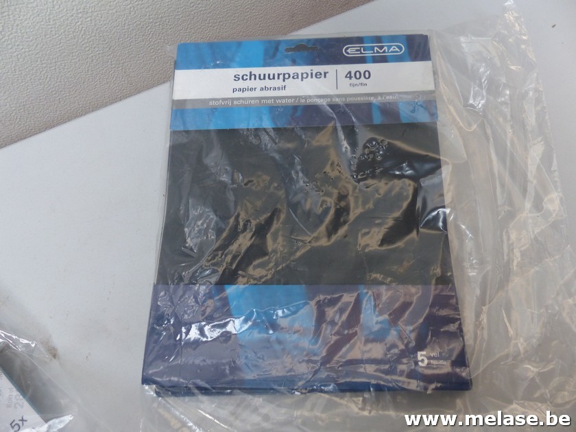 Schuurpapier "korrel 400 - fijn"