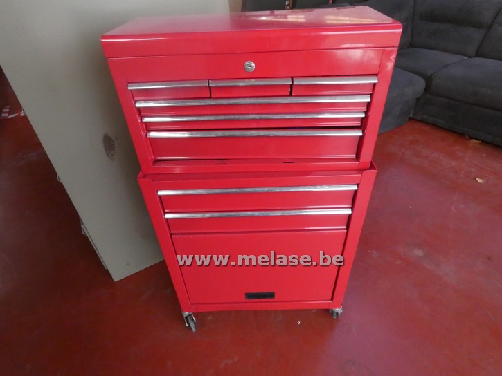 Gereedschapskar + inhoud