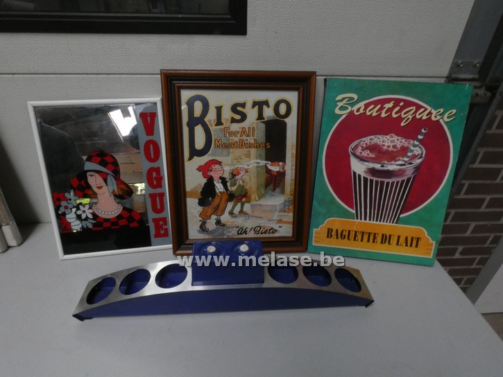 Reclameborden / wanddecoratie