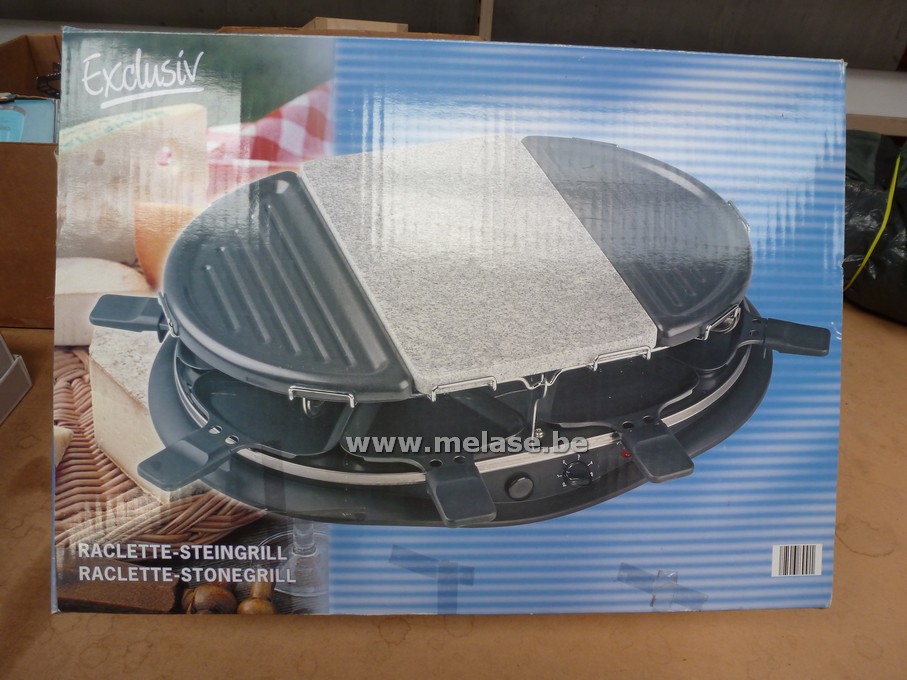 Raclette -steengrill set
