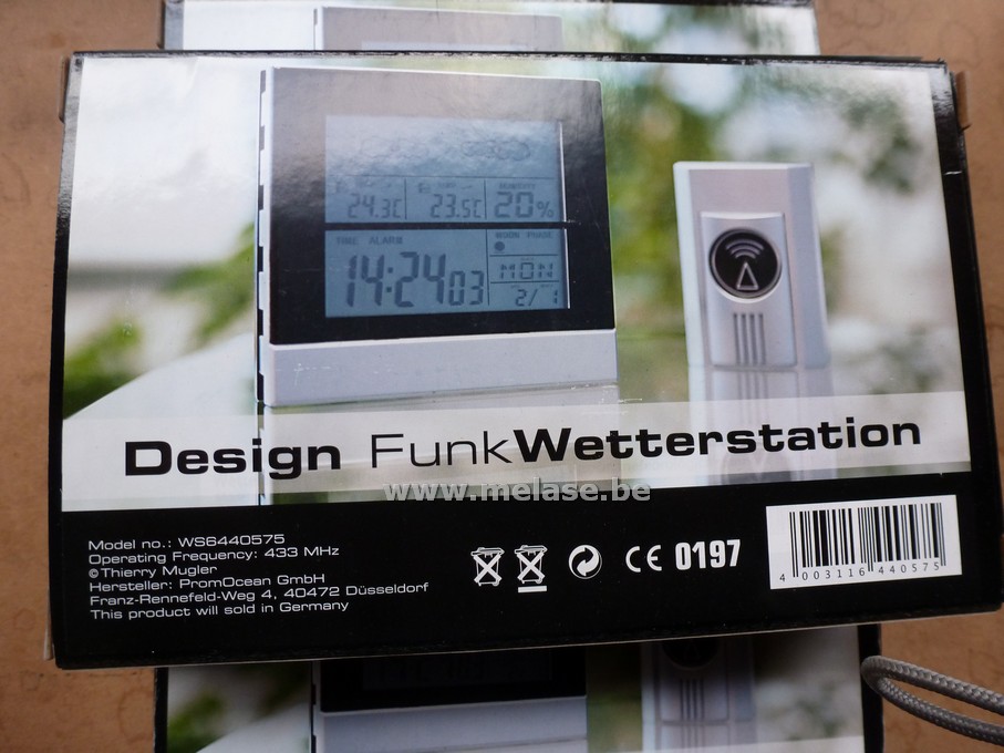 Weerstations "Thierry Mugler"
