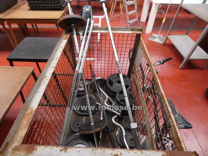 Halters en gewichtschijven