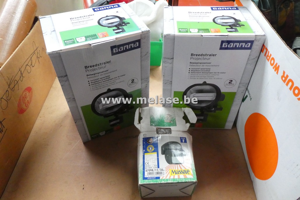Buitenverlichting met sensors