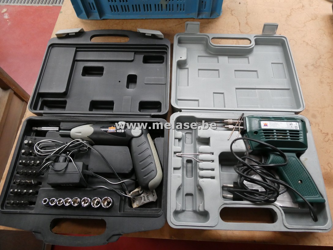 Soldeerbout + schroefmachine "TopCraft" 