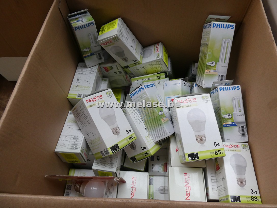 Doos diverse lampen