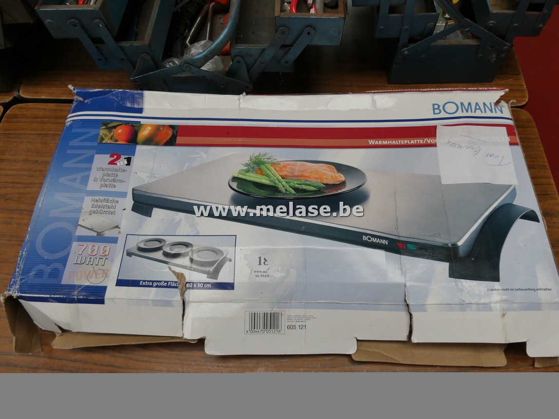 Warmhoudplaat "Bomann"