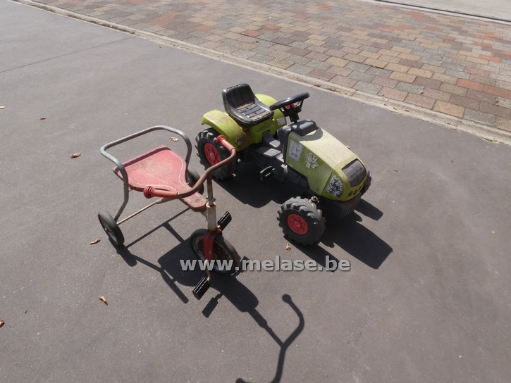 Speelgoedtractor + driewieler