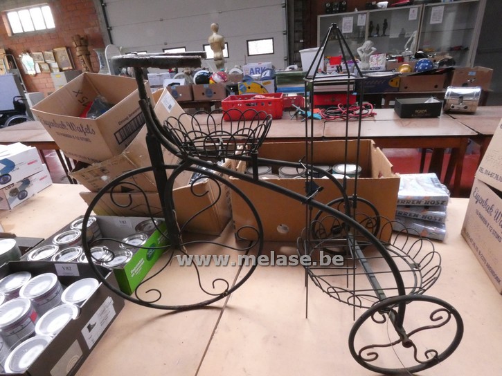 Decoratieve metalen fiets