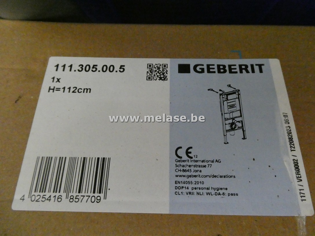 Inbouwelement voor hangtoiletten "Geberit"