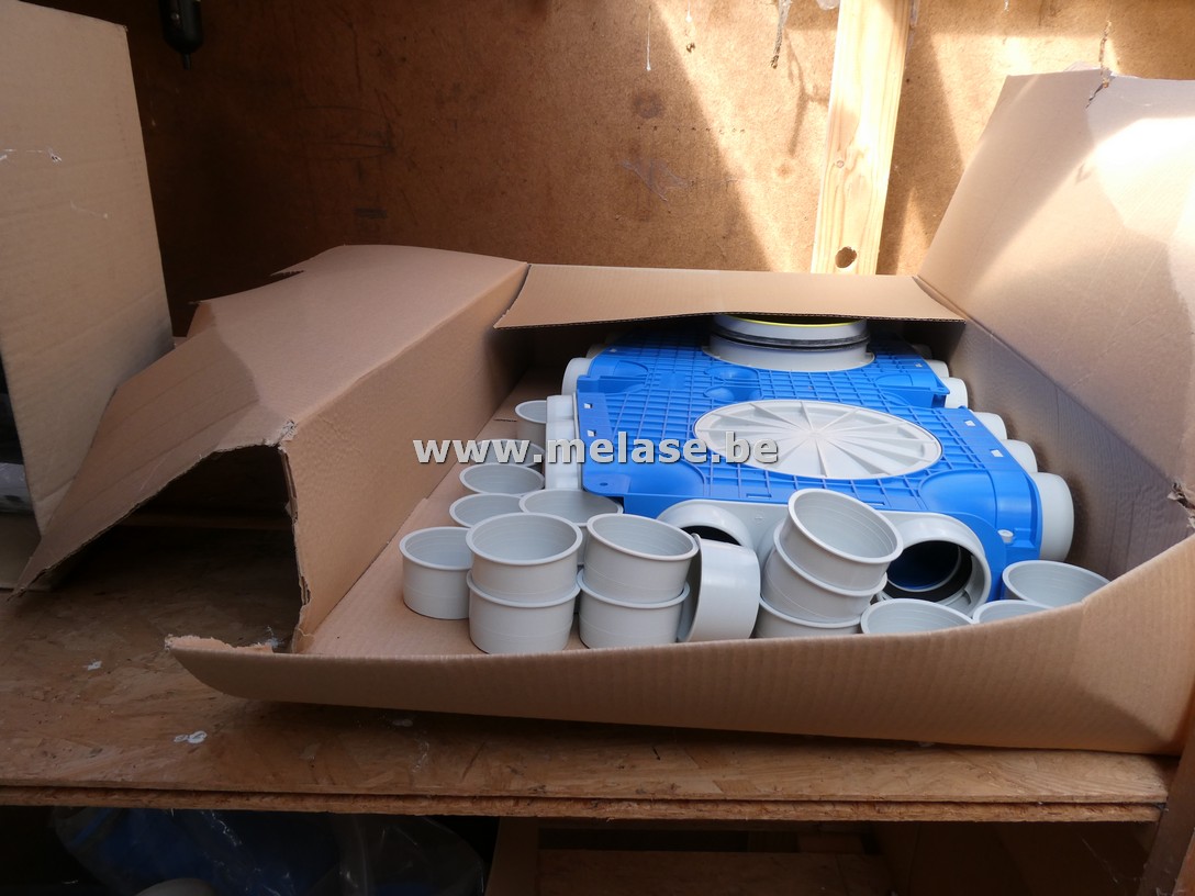 Instortverdeler/collector + toebehoren